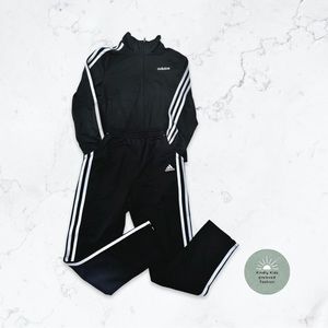 Adidas | youth size S-M track suit set